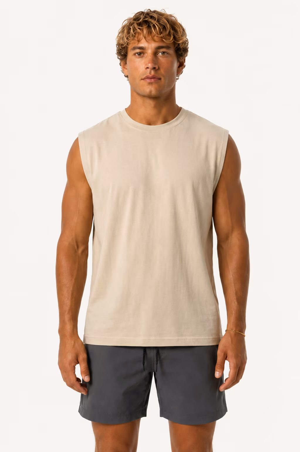 T-shirt Sans Manches — Porté face
