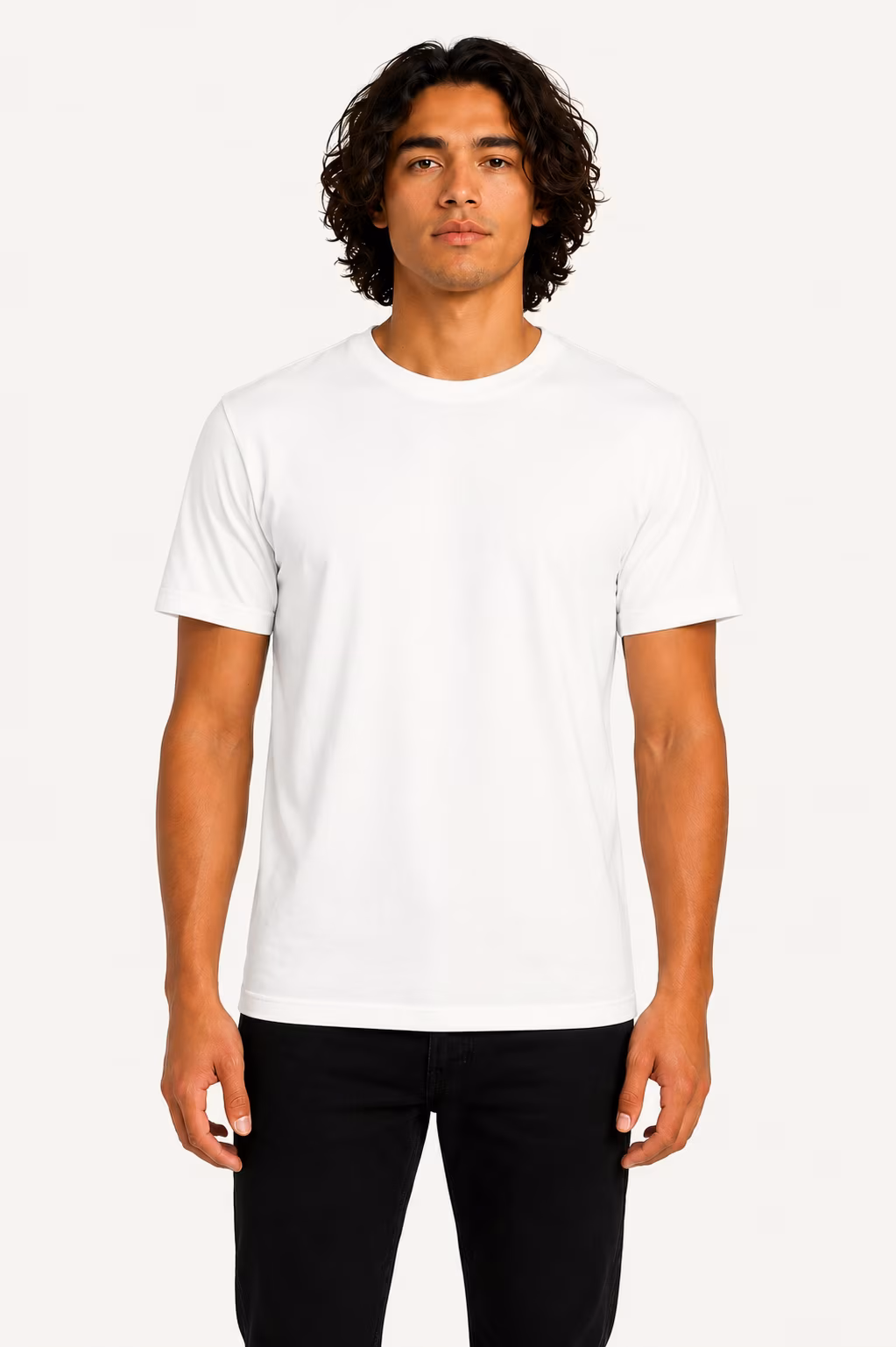 T-shirt Léger Premium — Porté face