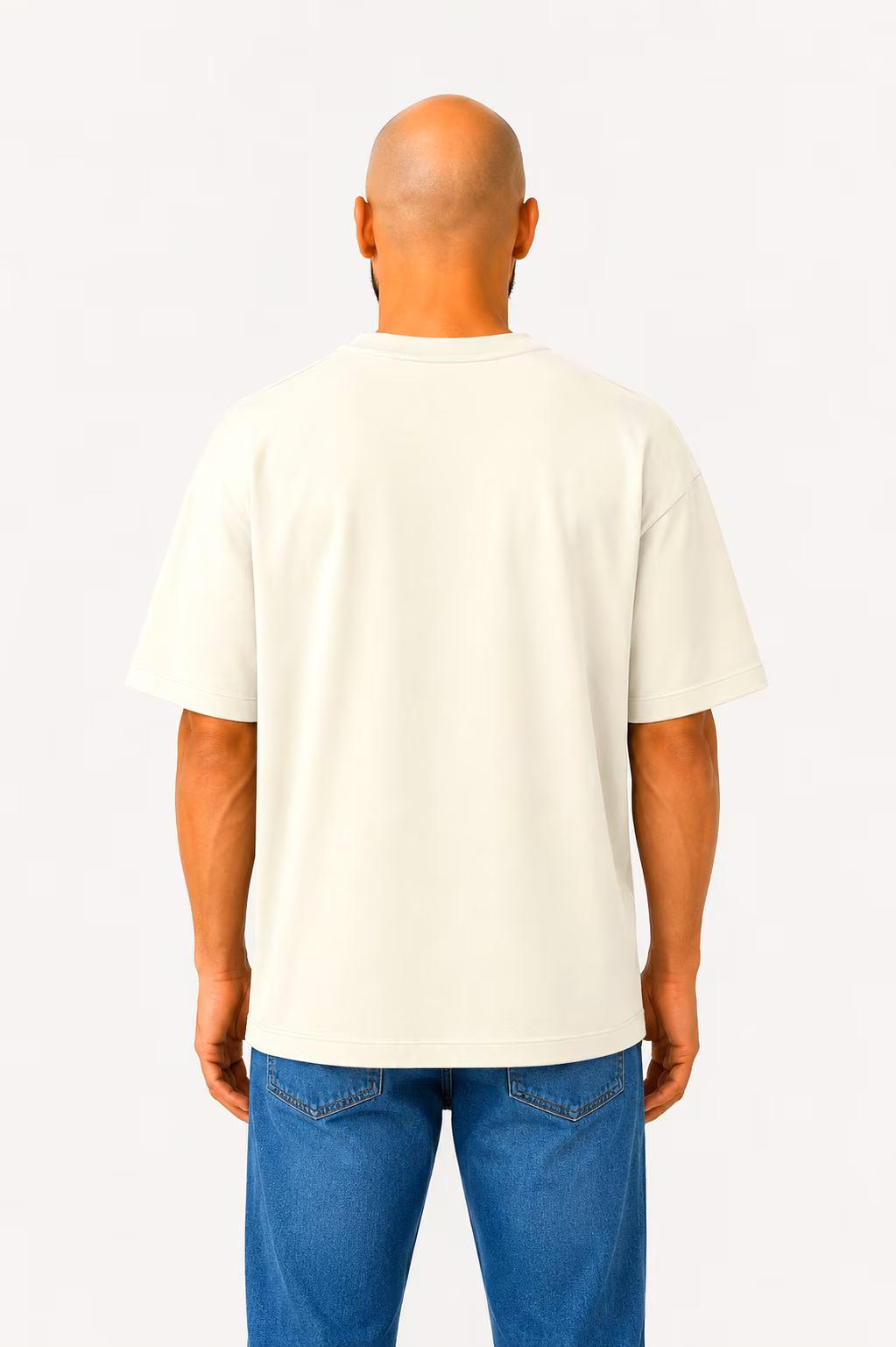 T-shirt Effet Sweat — Porté arrière